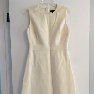 JCrew Cream Wool Dress
